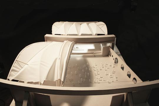 Überdachung Freilichttheater, Opatija